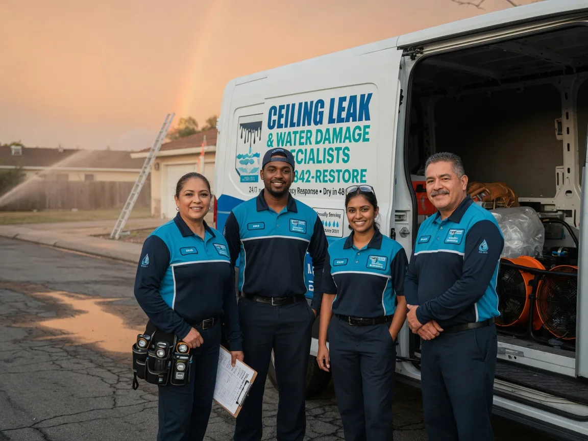Ceiling Leak Cleanup company in Potts Grove, PA