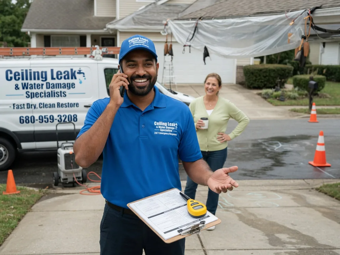 Ceiling Leak Cleanup Potts Grove, PA FAQs